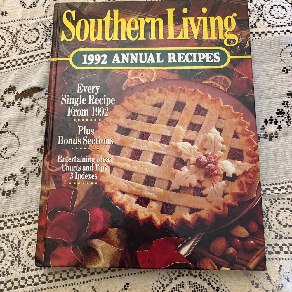 Southern Living 1992 Annual Recipes Cookbook